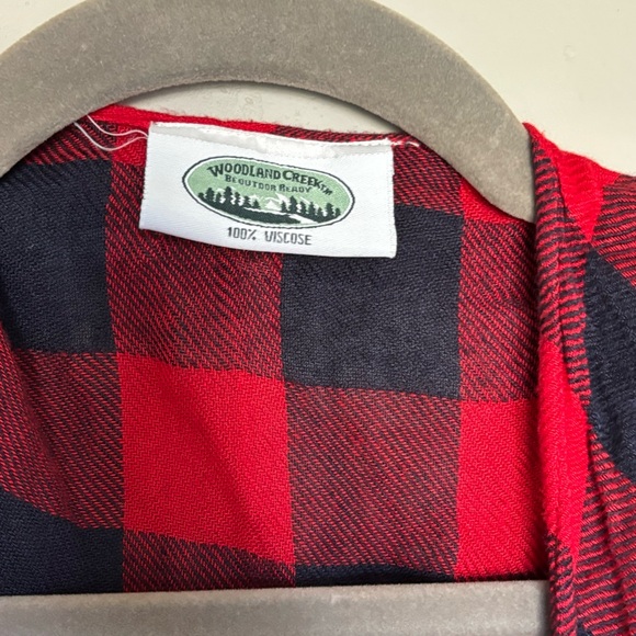 Woodland Creek Plaid Shawl - Picture 3 of 4